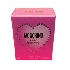 Moschino Pink Bouquet EDT 50ml Women Perfume Floral Fruity Spray New