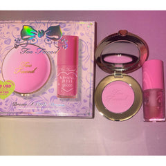 Too Faced Dream a Little Dream Makeup Gift Set: Cloud Crush Blush & Kissing Jelly Lip Oil 0.32 Oz