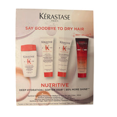 KERASTASE Nutritive Travel Set SHAMPOO/CONDITIONER 8H NIGHT Serum +STYLING CREAM
