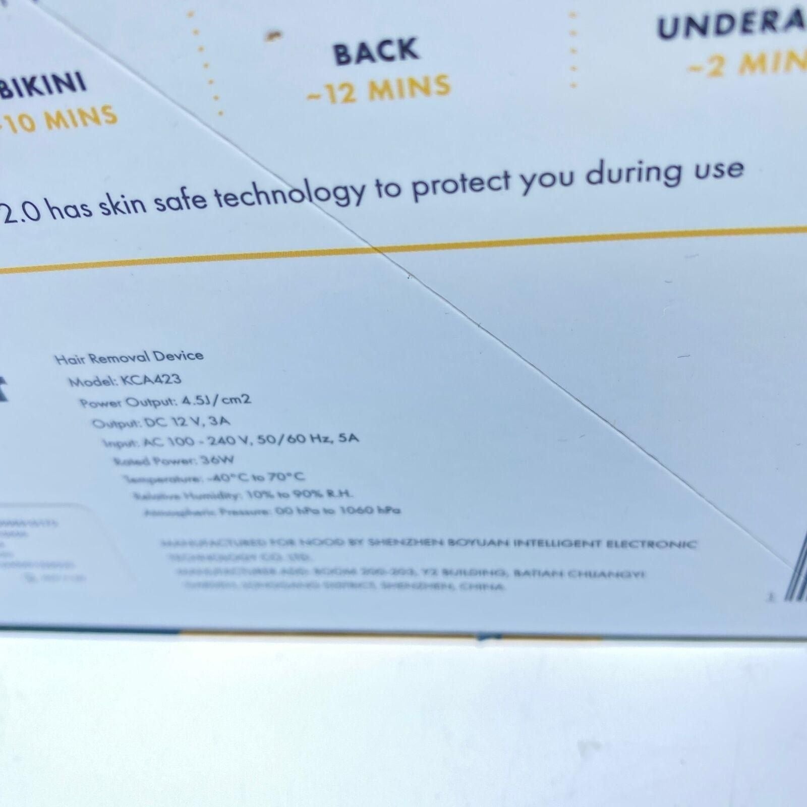 Nood Flasher 2.0 — IPL Laser Hair Removal Device for Women & Men — Pain-Free & Permanent Results