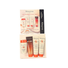 KERASTASE Nutritive Travel Set SHAMPOO/CONDITIONER 8H NIGHT Serum +STYLING CREAM