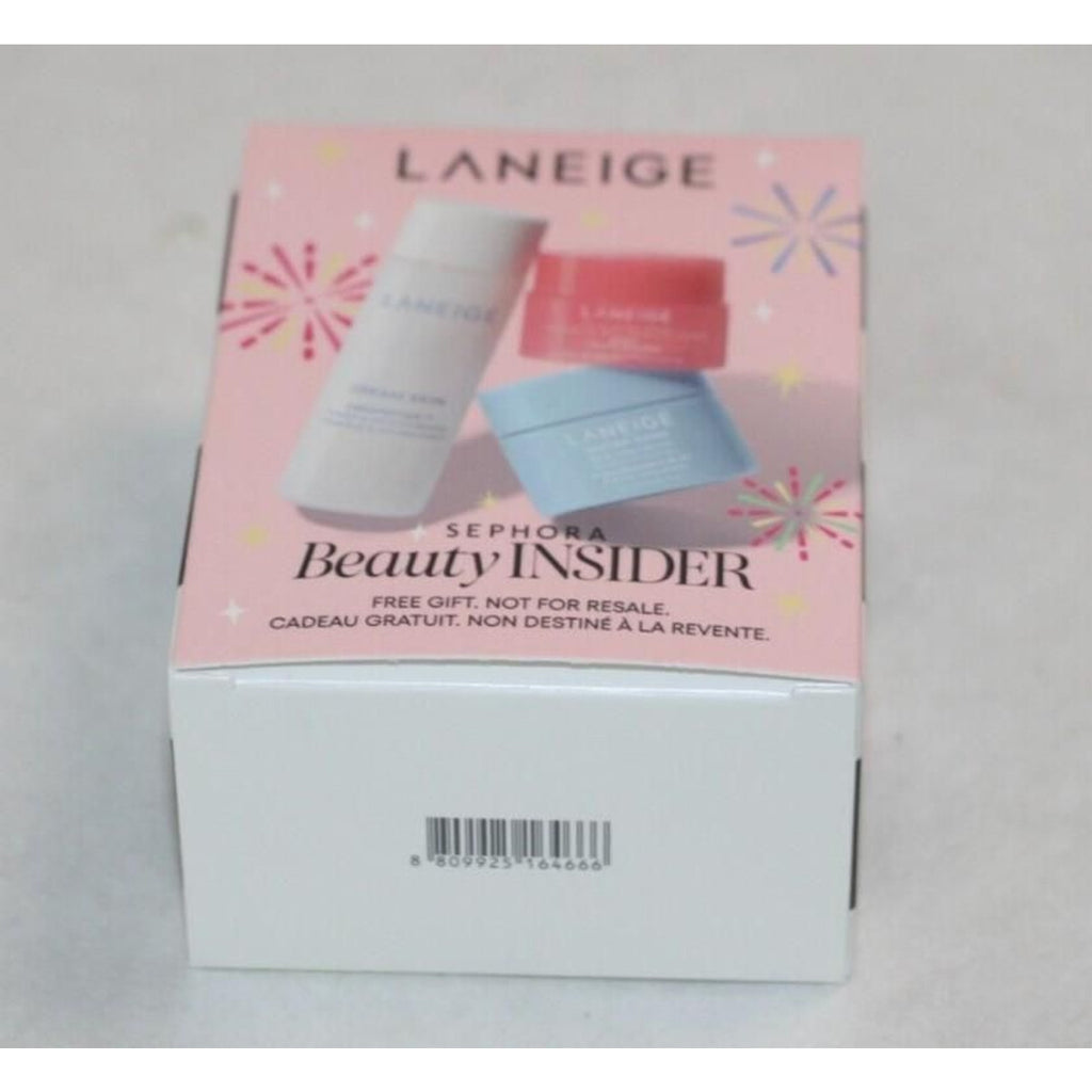 2025 Sephora Birthday LANEIGE 3PC - Water Bank Lip Sleeping Mask Cream Skin NEW