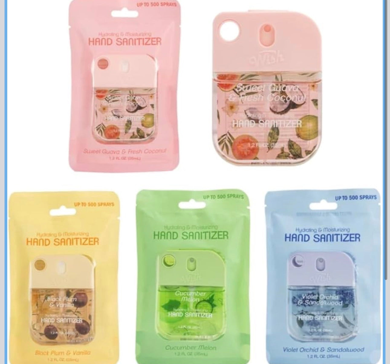 Wish hand sanitizer