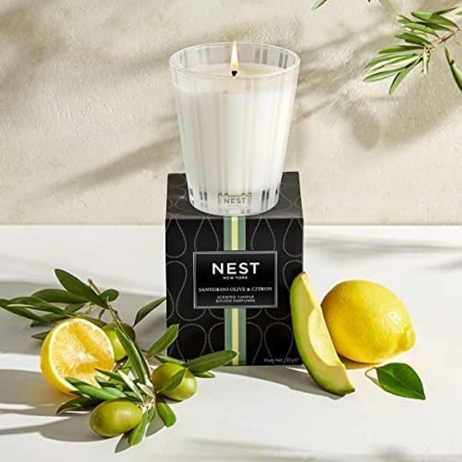 NEST New York Santorini Olive & Citron Scented Classic Candle
