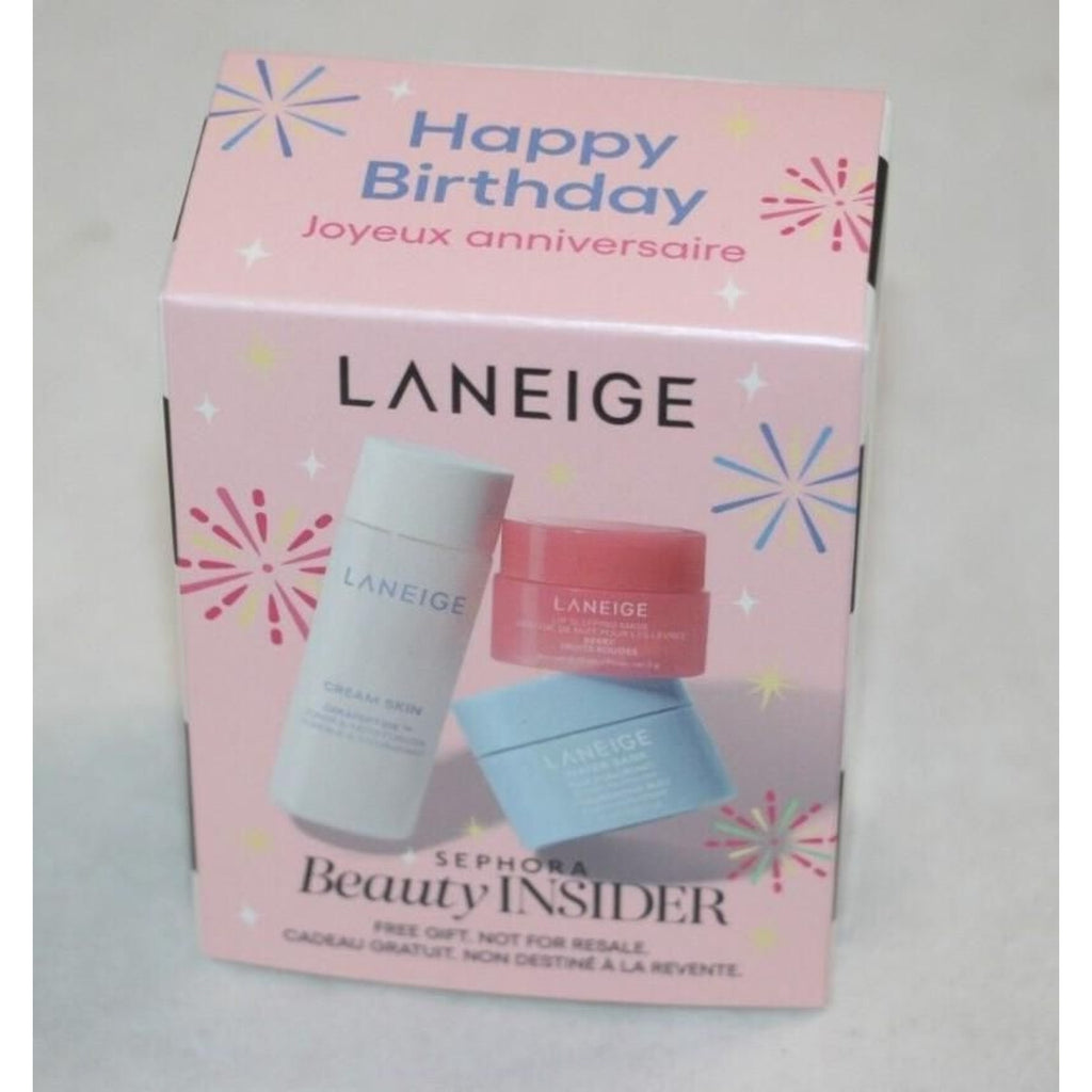 2025 Sephora Birthday LANEIGE 3PC - Water Bank Lip Sleeping Mask Cream Skin NEW