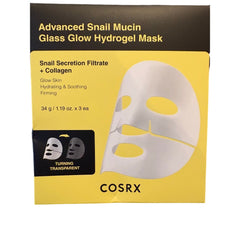 Cosrx Advanced Snail Mucin Glass Glow Hydrogel Face Mask bundle. 2 boxes