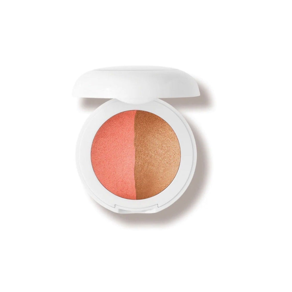 Dibs Beauty Duet Baked Blush (3-in-1 Blush, Highlighter + Topper) In Backstage